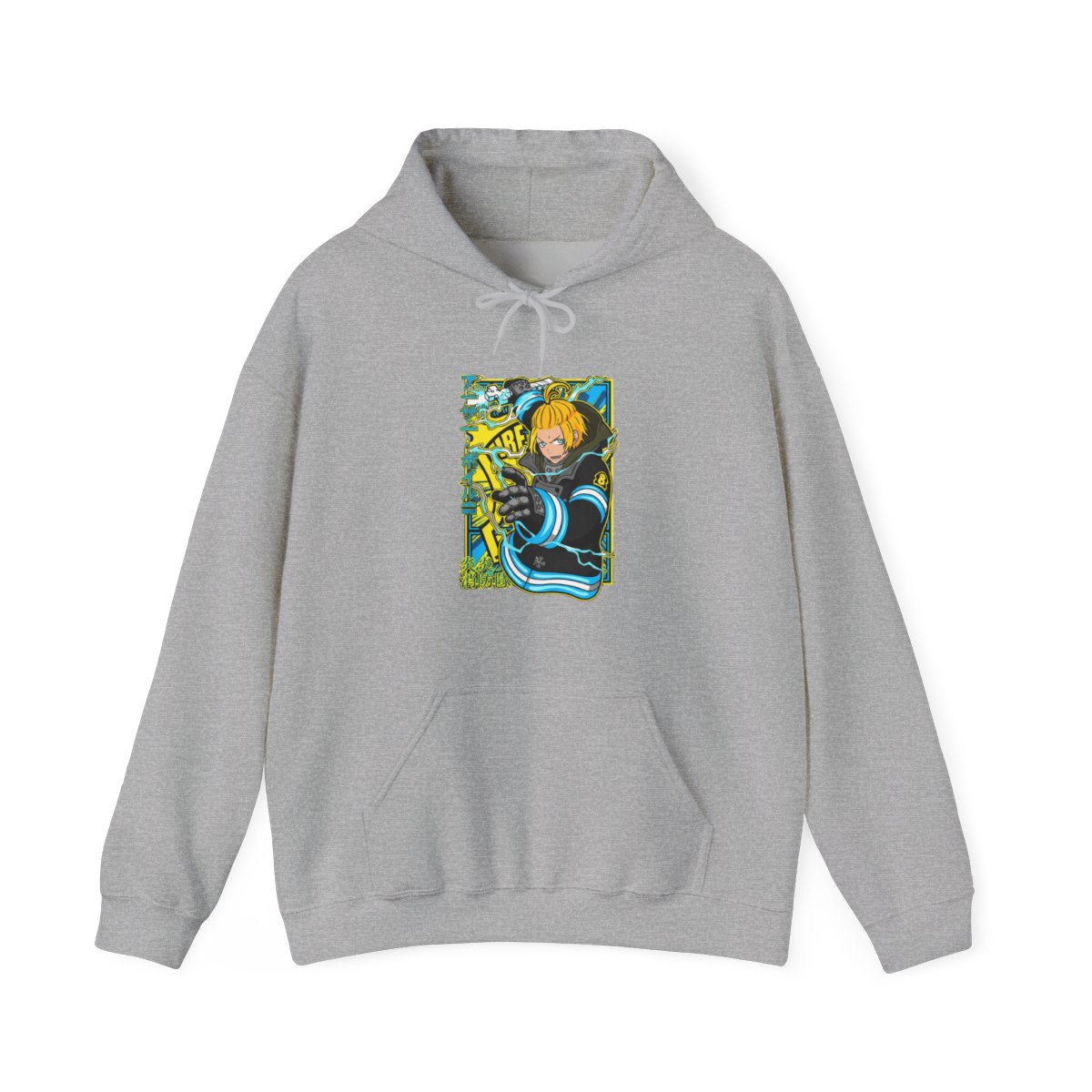 Arthur Boyle Hoodie Fire Force Plasma Blade Ignition