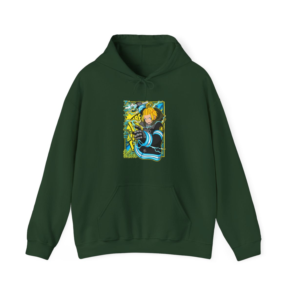 Arthur Boyle Hoodie Fire Force Plasma Blade Ignition