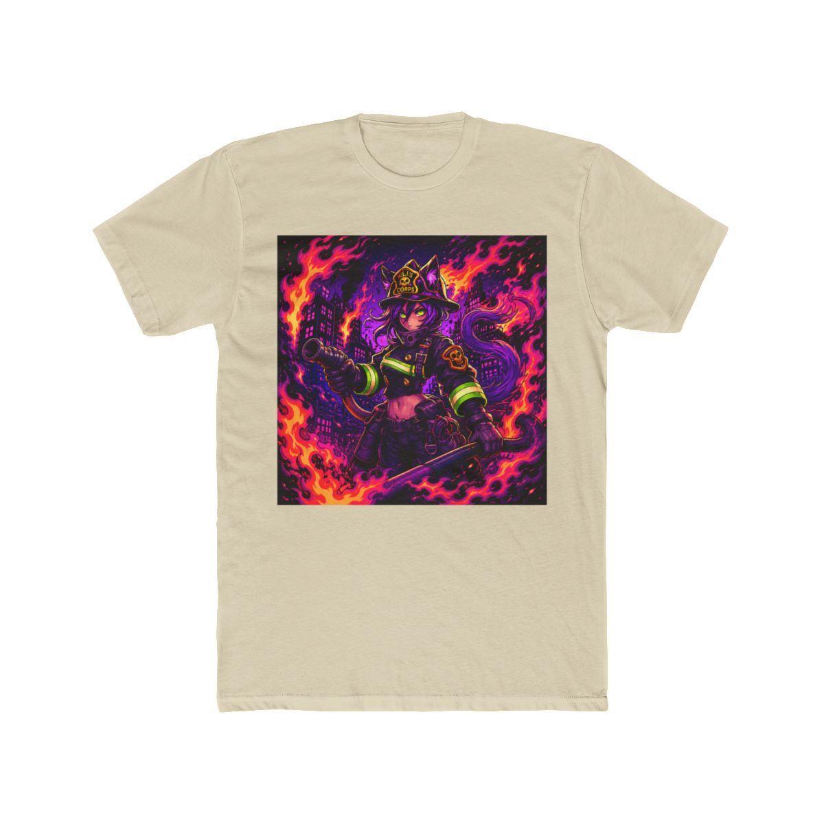 tamaki kotatsu - fire force T Shirt - alternate angle 4, merchandise