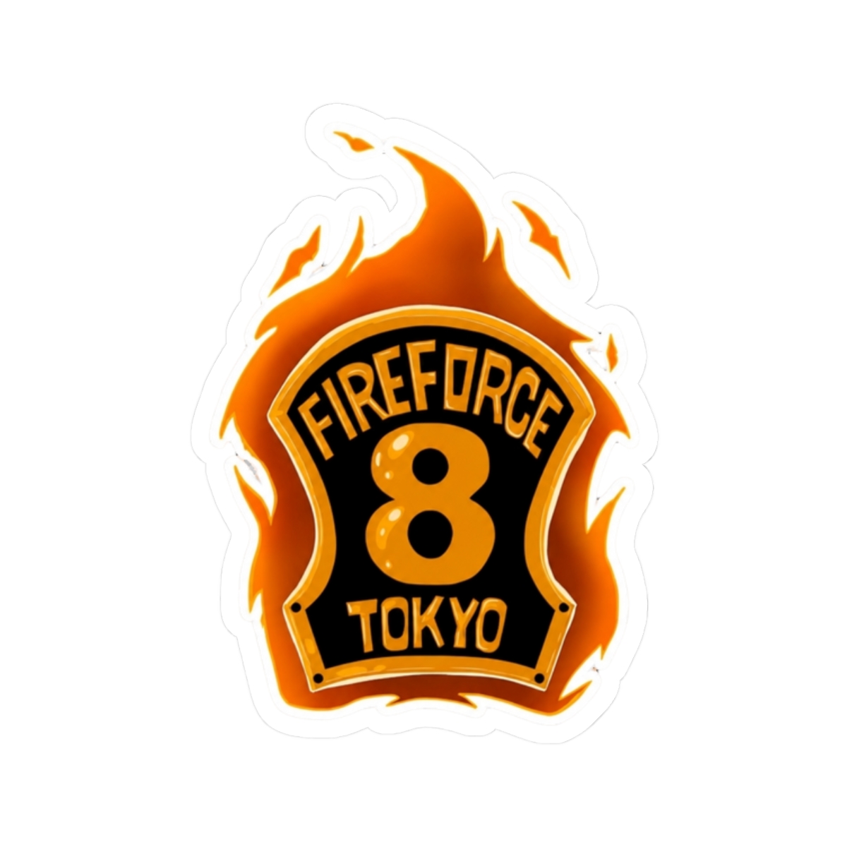 Company 8 Large Design | Fire Force - alternate angle 3, merchandise