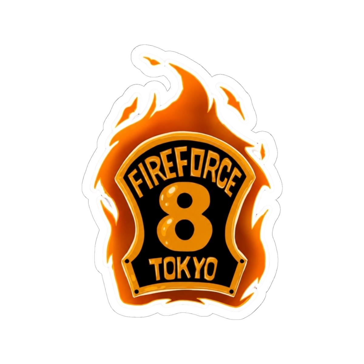 Company 8 Large Design | Fire Force - alternate angle 1, merchandise
