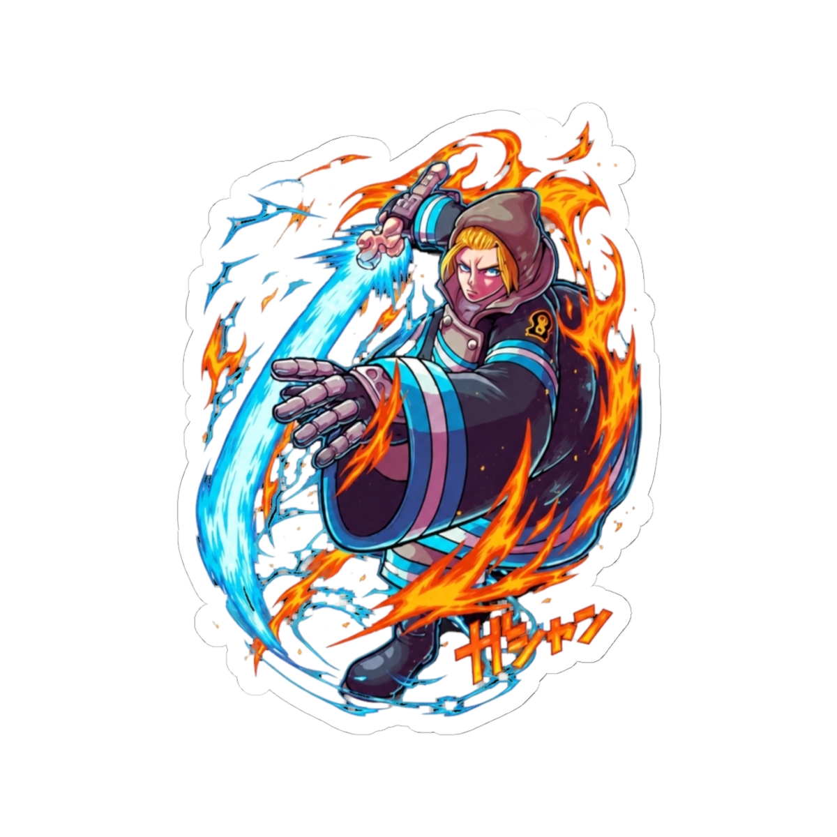 Arthur- Fire Force Sticker - alternate angle 1, merchandise
