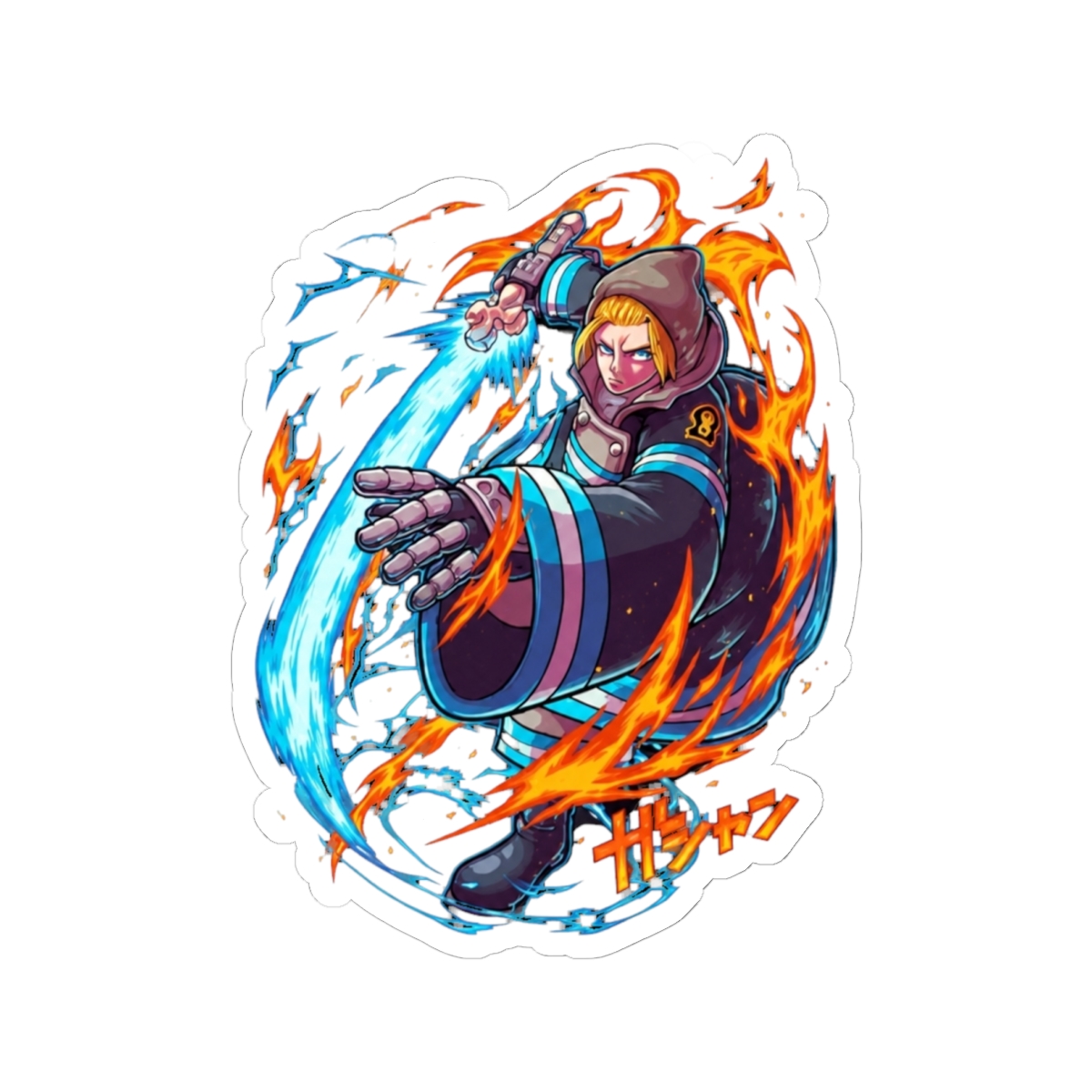 Arthur- Fire Force Sticker - alternate angle 2, merchandise