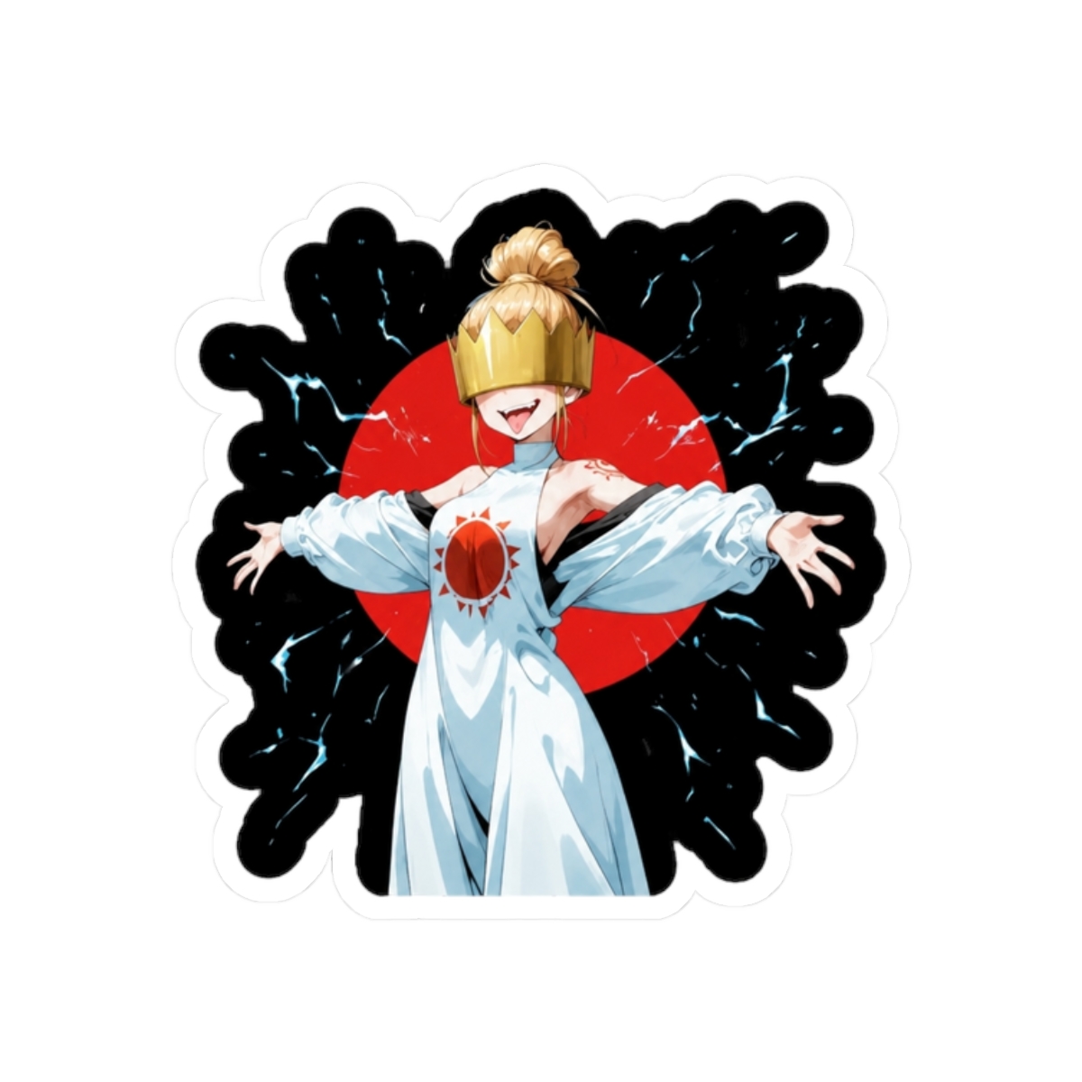 haumea - fire force Sticker - alternate angle 3, merchandise