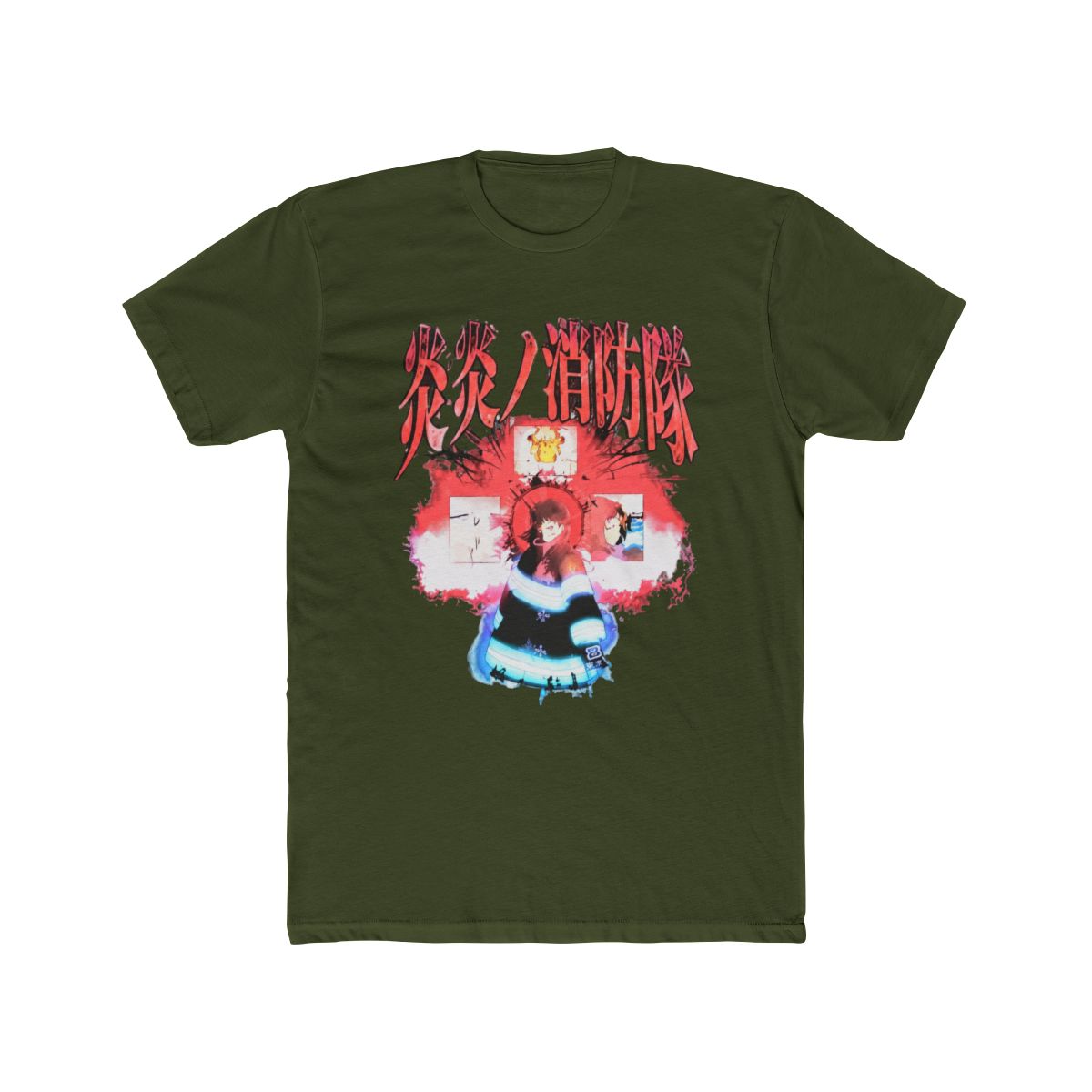 Fire Force Season 3 Kanji T Shirt - alternate angle 4, merchandise