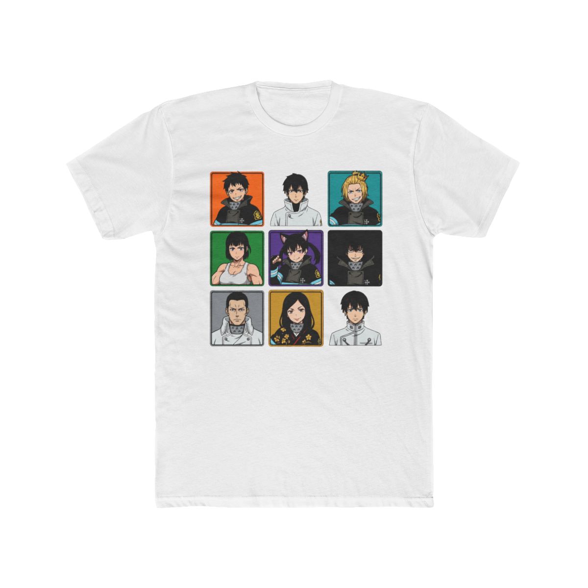 Fire Force Character Collage T Shirt - Official t-shirts merchandise