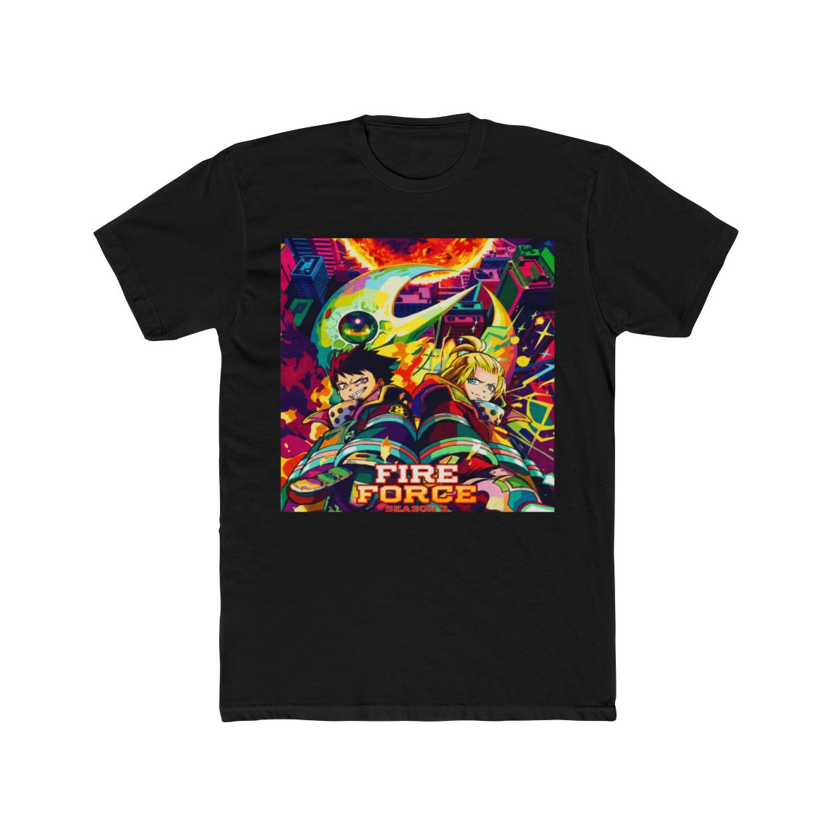 shinra fire force - Wpap Art T Shirt - alternate angle 4, merchandise