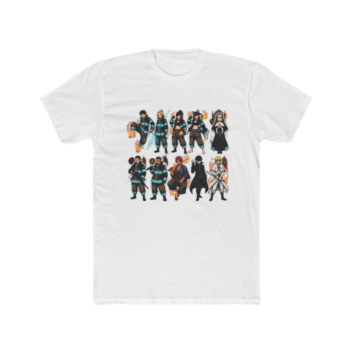 Fire Force Character Collage T Shirt