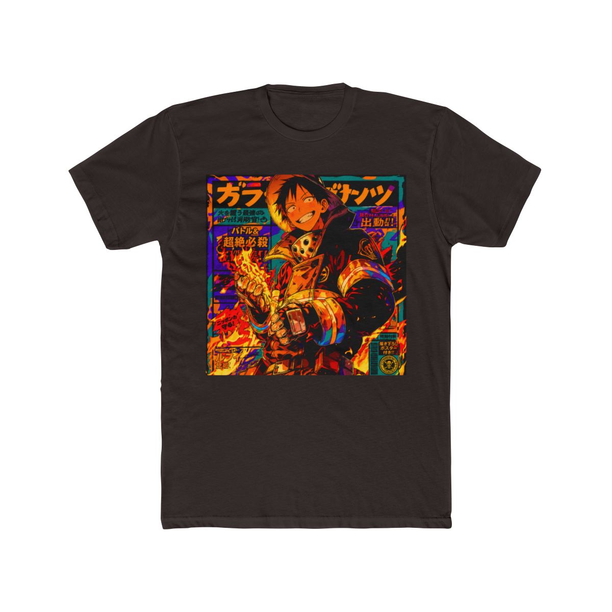 Fire Force Shinra Anime Art T Shirt - alternate angle 3, merchandise