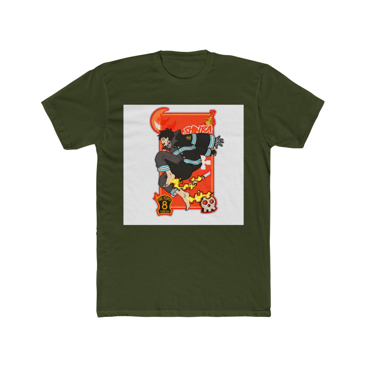 Fire Boy Shinra (Fire Force) T Shirt - alternate angle 5, merchandise