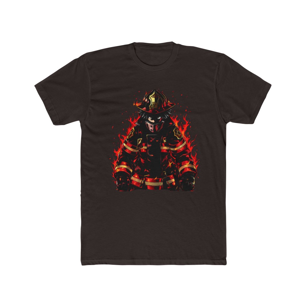 Fire Force Shinra Anime Firefighter Art T Shirt - alternate angle 3, merchandise