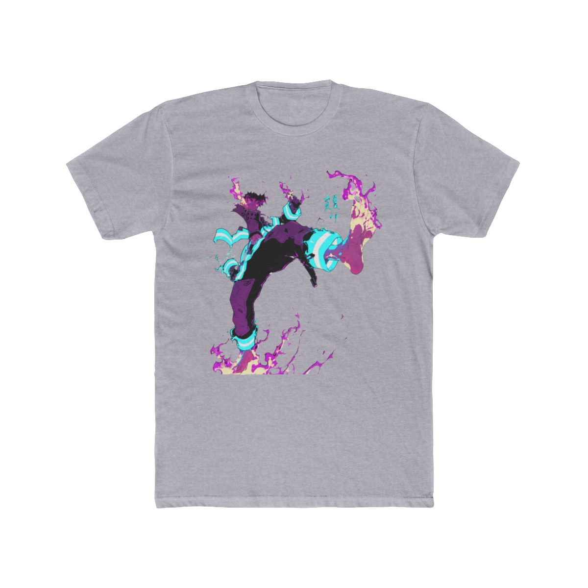 Shinra Fire Force Neon Art Print T Shirt