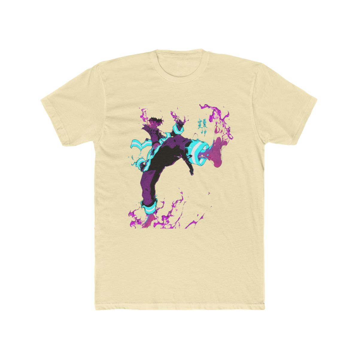 Shinra Fire Force Neon Art Print T Shirt