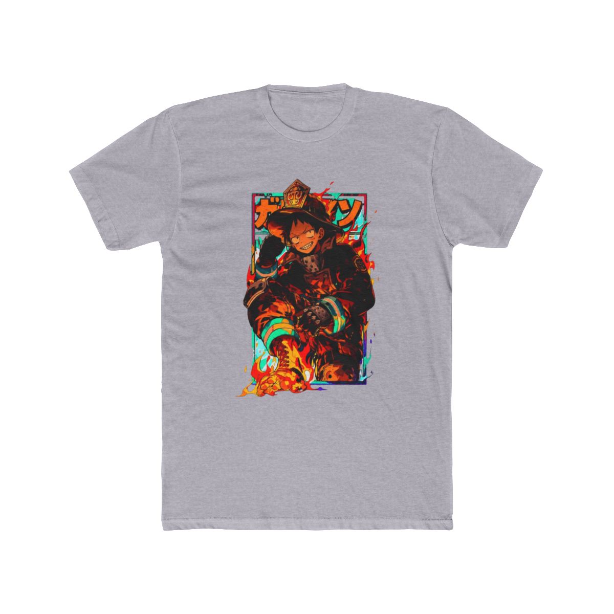 Fire Force Shinra Flame Anime Art T Shirt