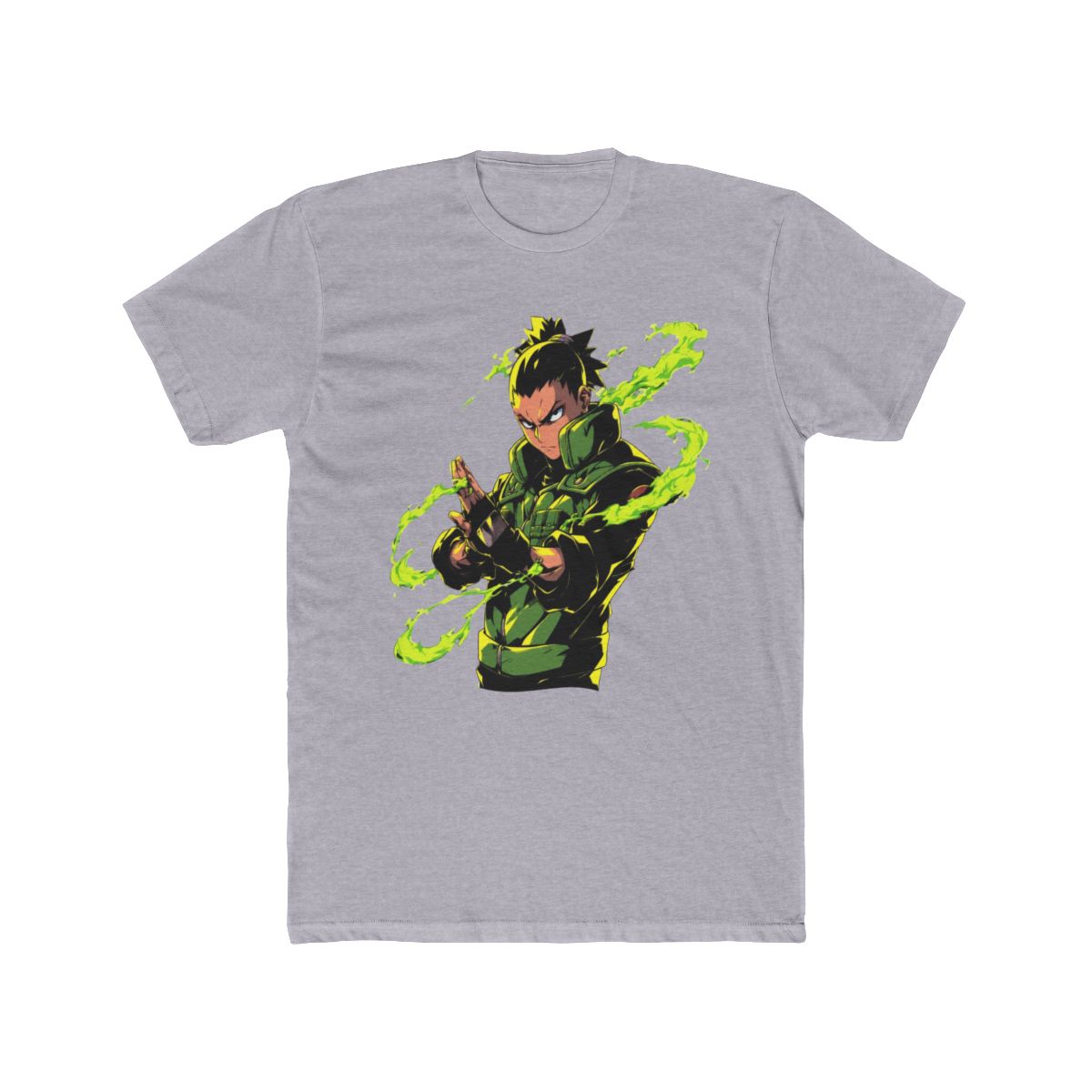 Shinra Kusakabe Green Flames Art T Shirt | Fire Force