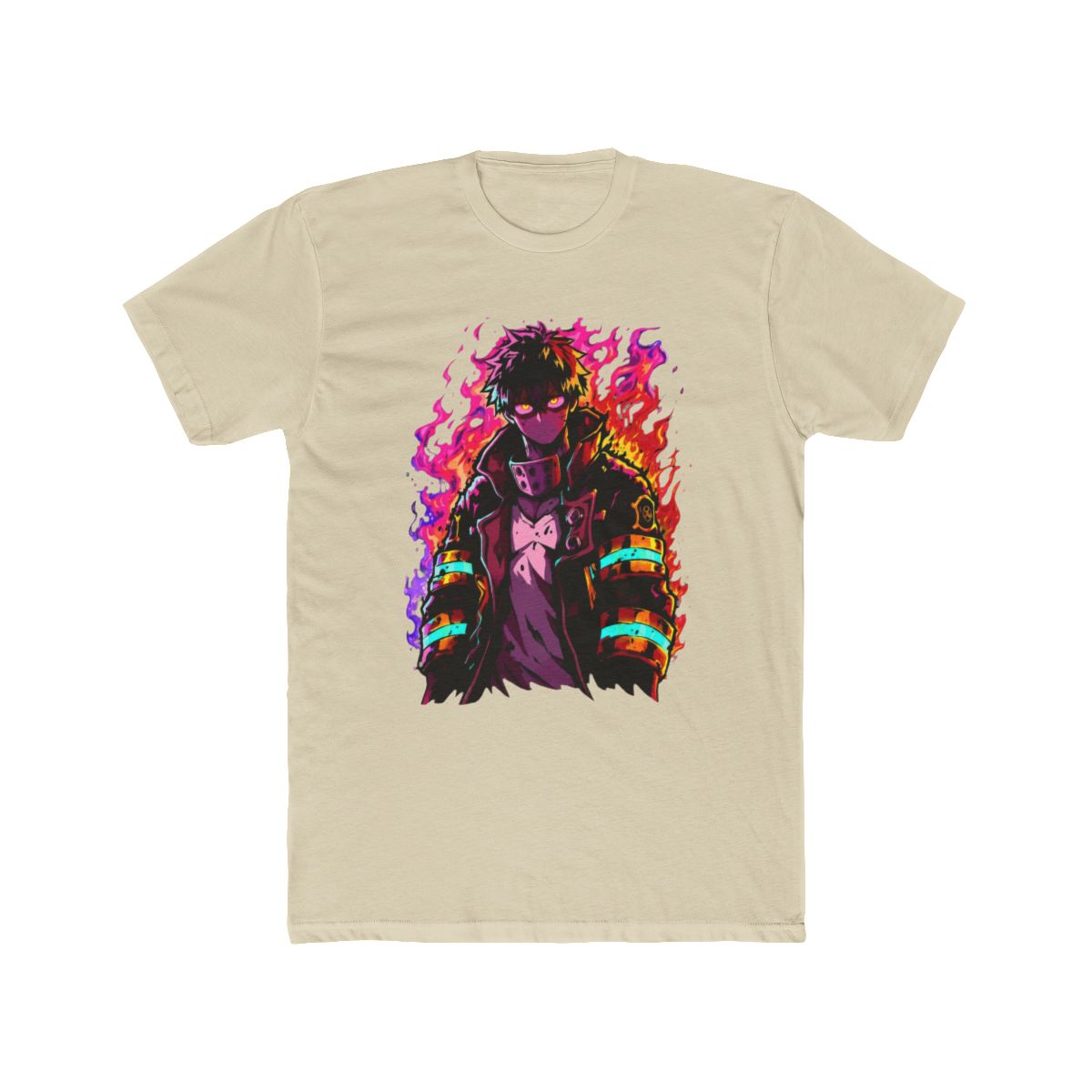 Shinra Kusakabe Fire Force Fan Art T Shirt - alternate angle 4, merchandise