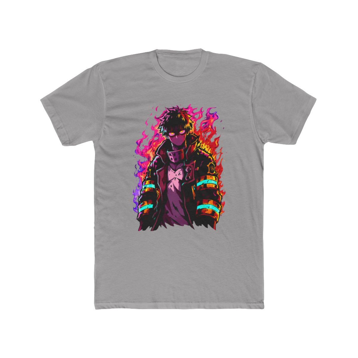 Shinra Kusakabe Fire Force Fan Art T Shirt - alternate angle 2, merchandise