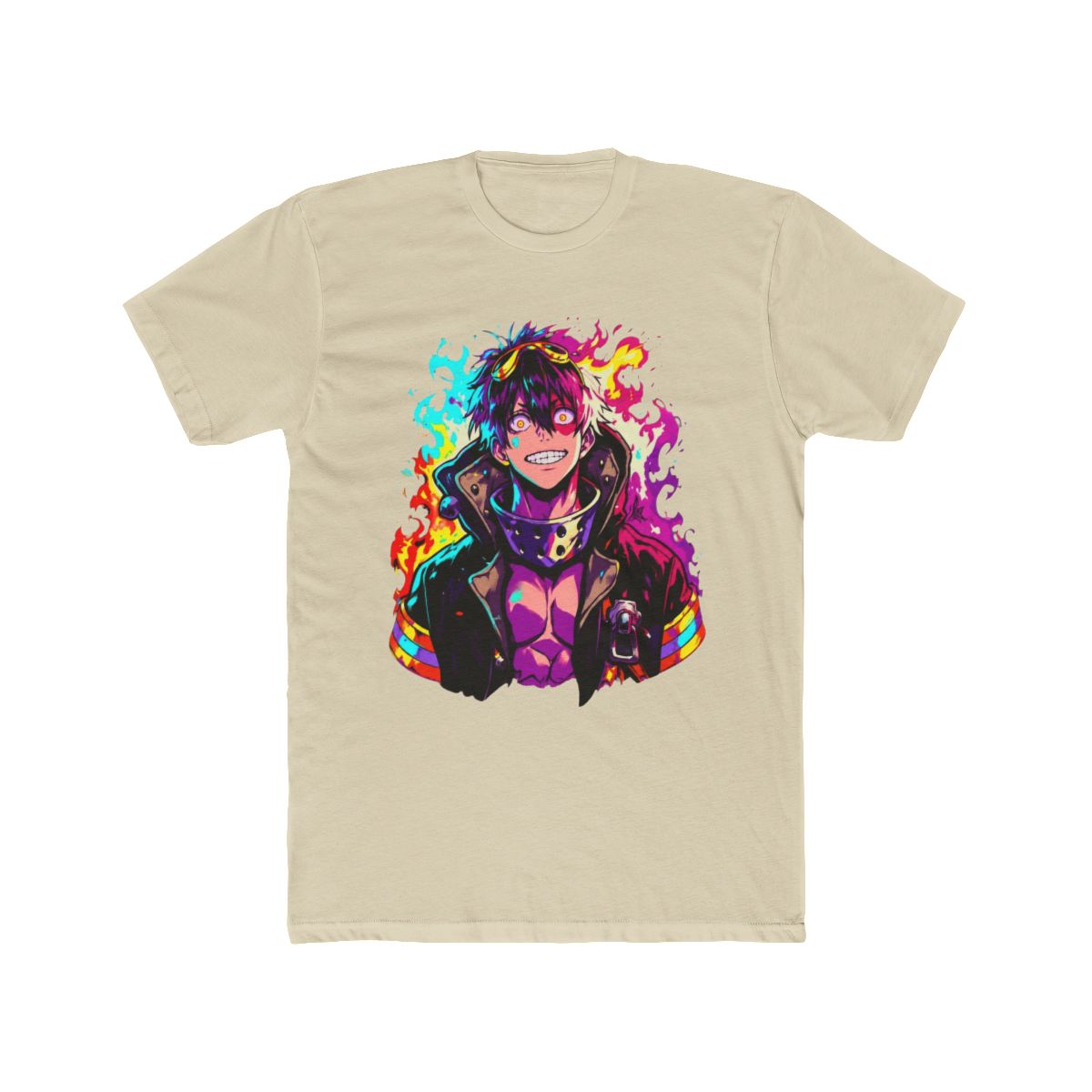 Arthur Boyle Colorful Fire Force Fan T Shirt - alternate angle 4, merchandise