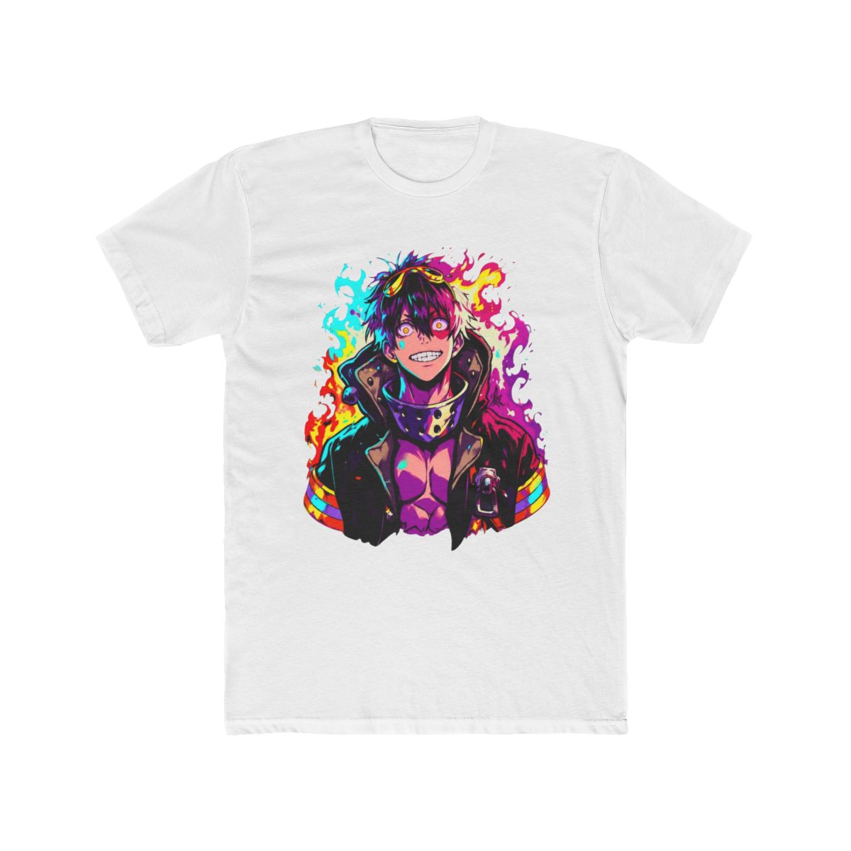 Arthur Boyle Colorful Fire Force Fan T Shirt - Official T-Shirts merchandise