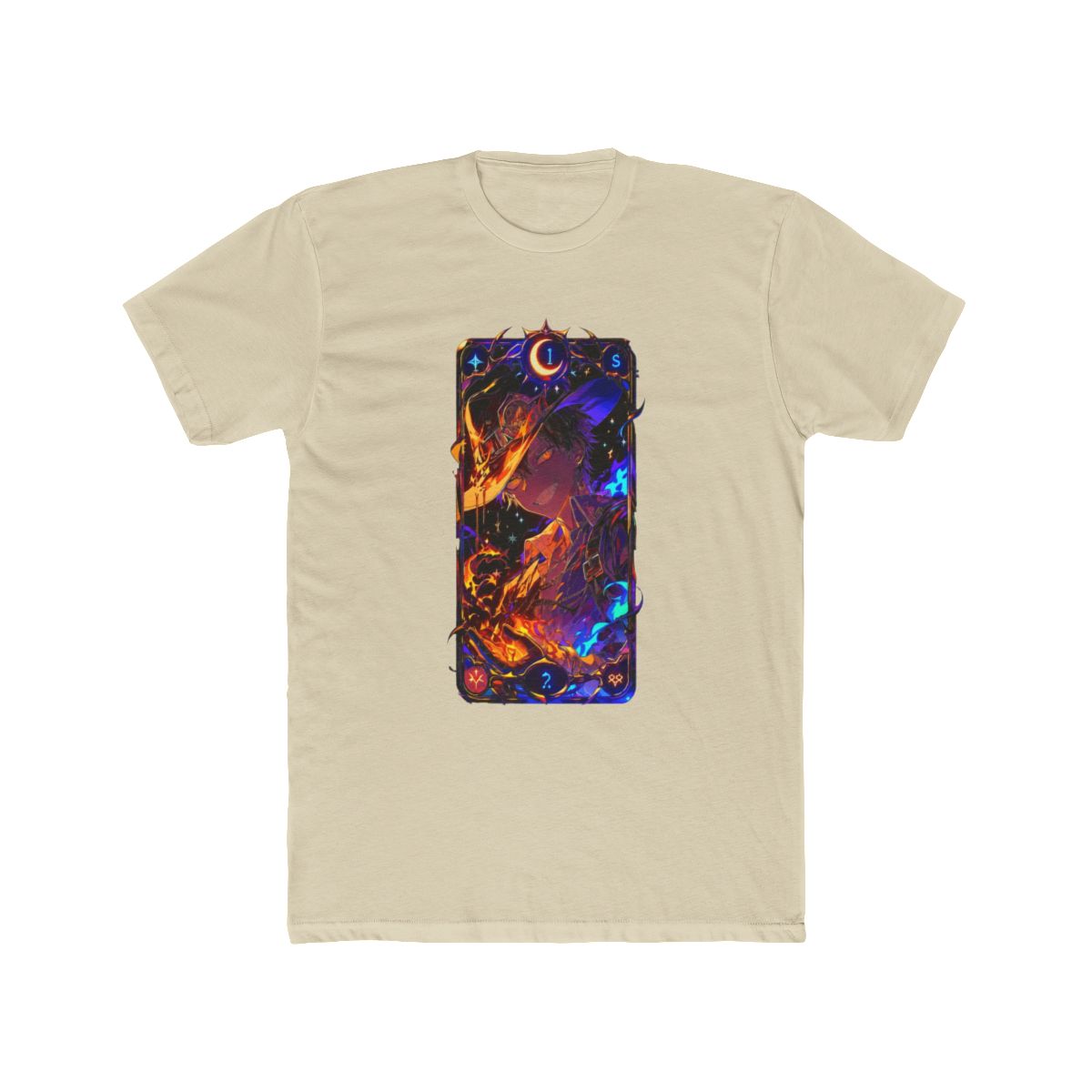 Shinra Kusakabe Fire Force Tarot Art T Shirt - alternate angle 4, merchandise