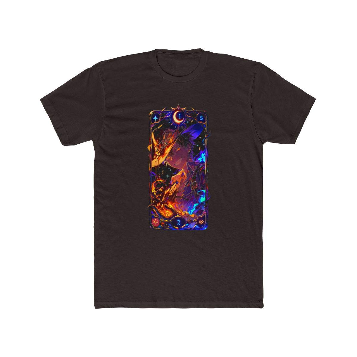 Shinra Kusakabe Fire Force Tarot Art T Shirt - alternate angle 3, merchandise