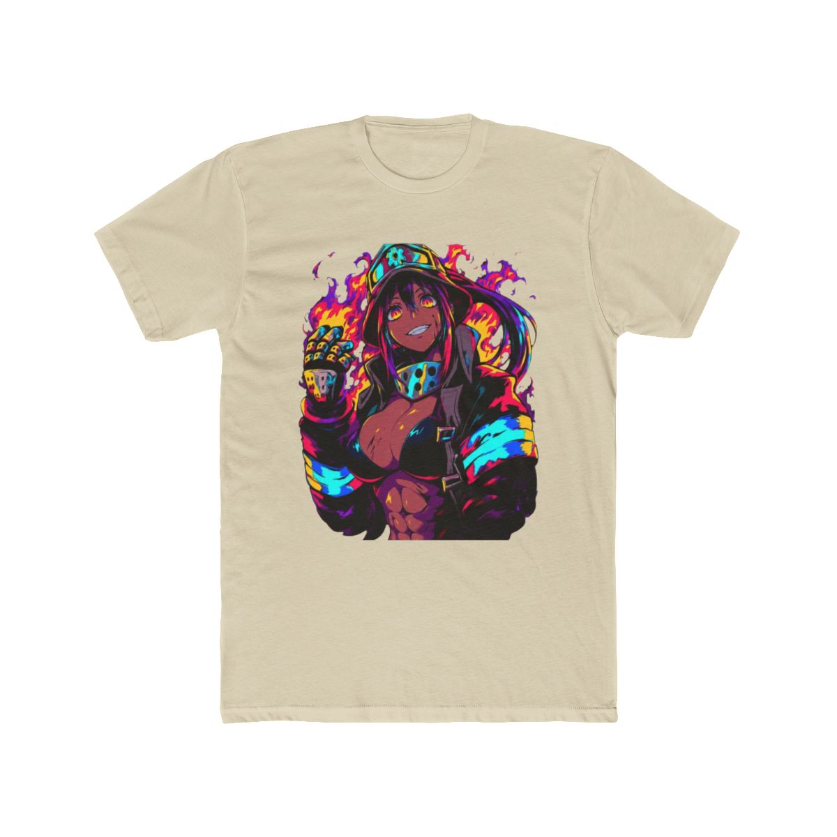 Princess Hibana Fire Force Fan Art T Shirt - alternate angle 4, merchandise