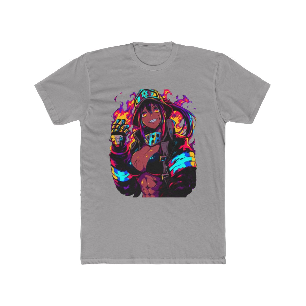 Princess Hibana Fire Force Fan Art T Shirt - alternate angle 2, merchandise