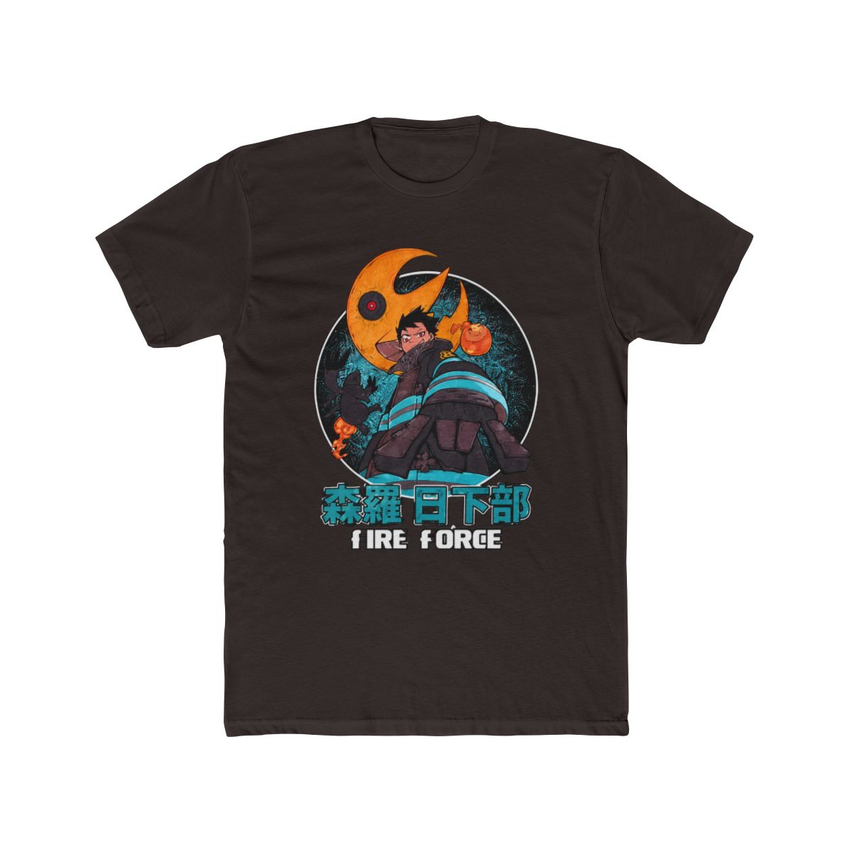 Fire Force Shinra Moon T Shirt - alternate angle 2, merchandise