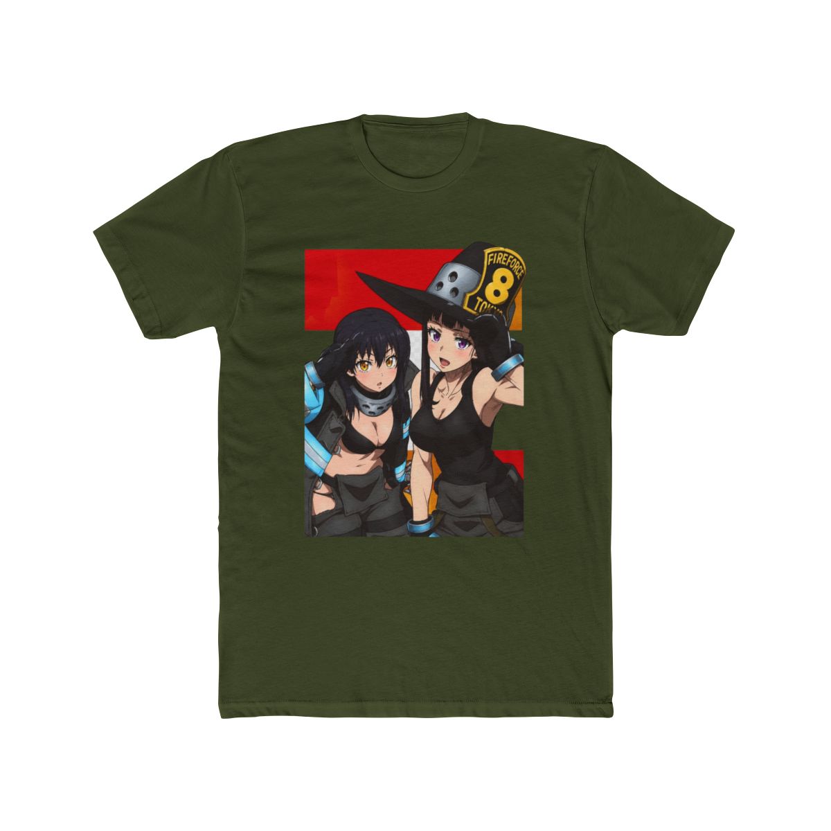 T Shirt, Fire Force Tamaki Kotatsu and Maki Oze - Fire Force Anime Takehisa Akitaru Shinra Kusakabe Maki Tamaki Fire Force Anime Manga Shirts - alternate angle 5, merchandise