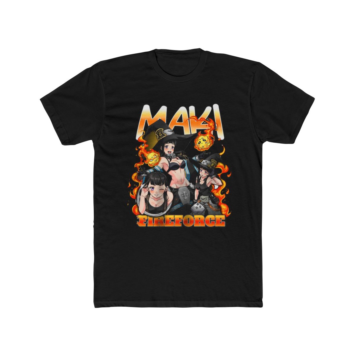 Maki Oze Shirt, Fire Force Shirt, Anime Shirt, Vintage T Shirt - Artsholic - Fan Art Merch - alternate angle 3, merchandise
