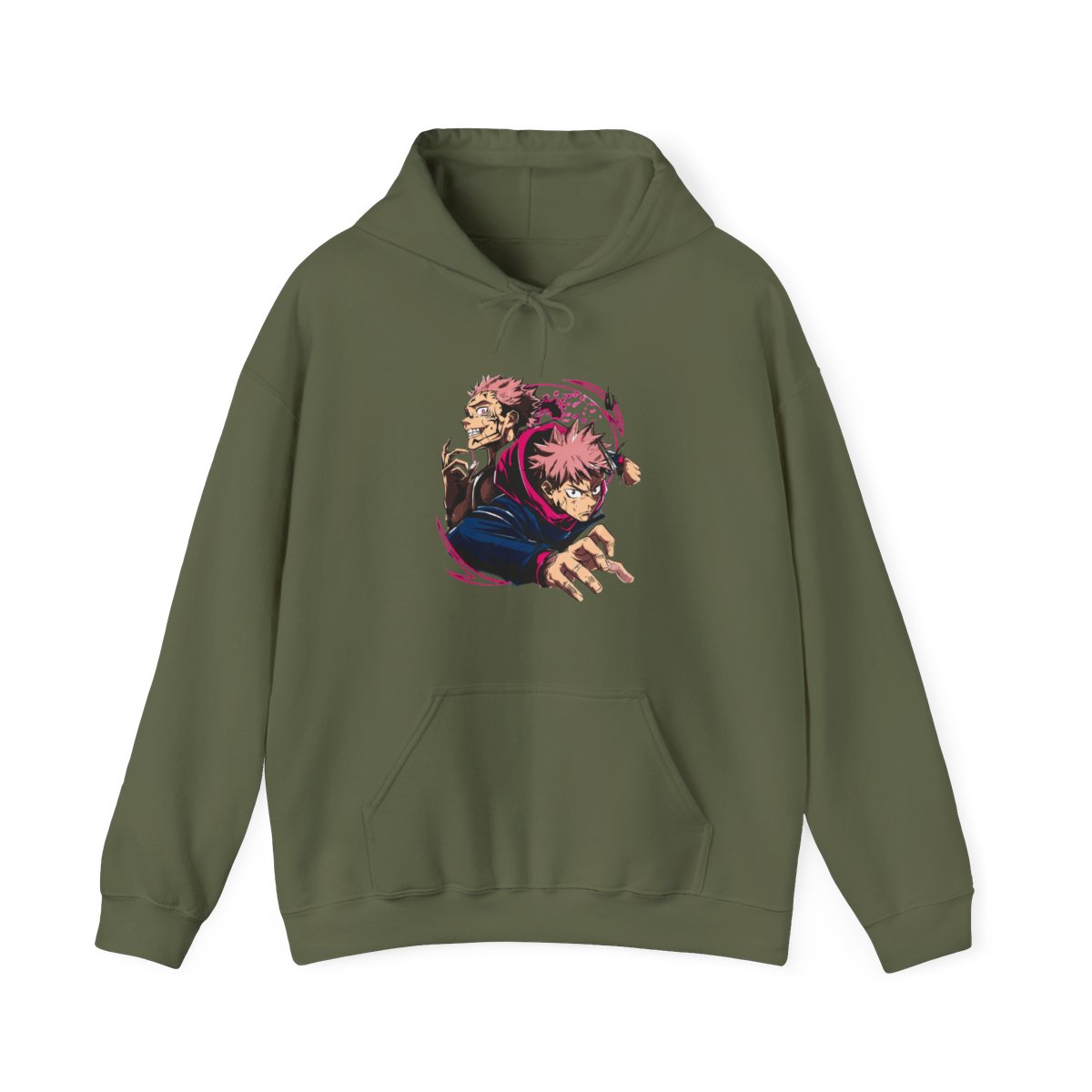 Yuji Itadori Hoodie Jujutsu Kaisen Cursed Energy | Fire Force - alternate angle 4, merchandise