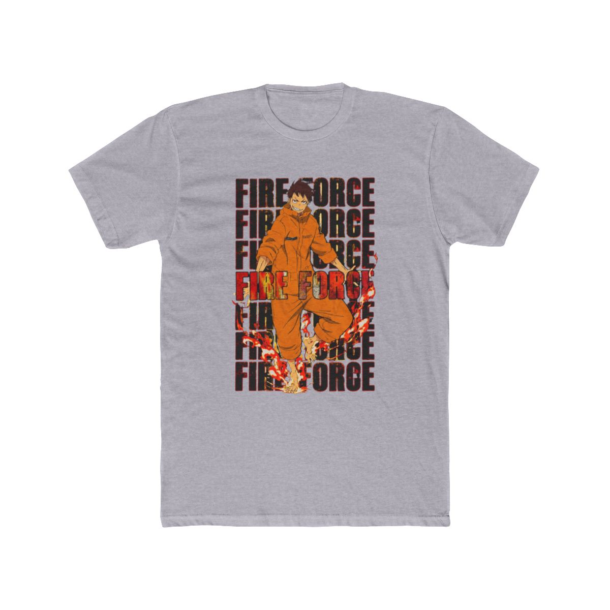 TOKYO FFS FIRE FORCE BLACK T SHIRT, SMALL, EUC
