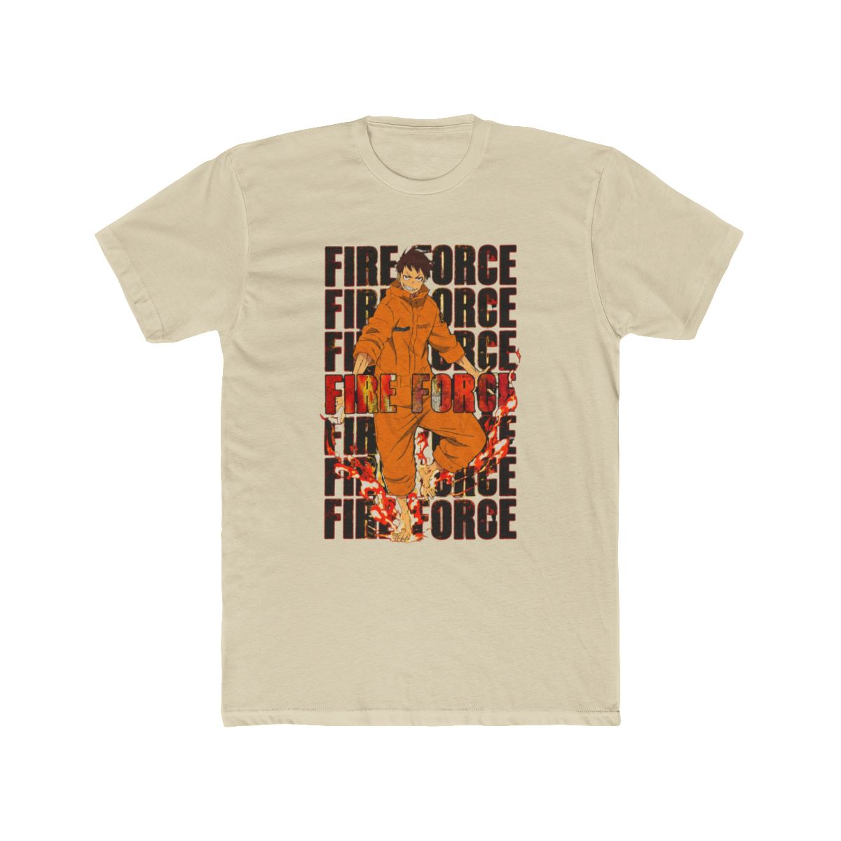 TOKYO FFS FIRE FORCE BLACK T SHIRT, SMALL, EUC - alternate angle 4, merchandise