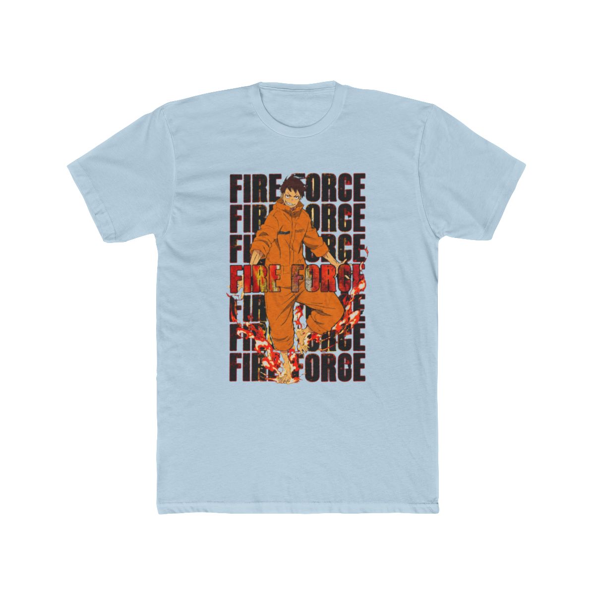 TOKYO FFS FIRE FORCE BLACK T SHIRT, SMALL, EUC