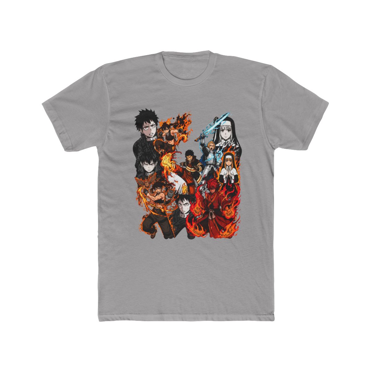 Fire Force Shinra Kusakabe Action T Shirt - alternate angle 2, merchandise