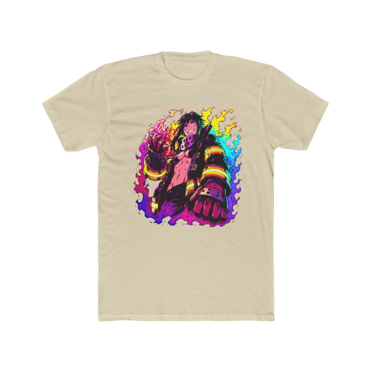 Enhance Fire Force Fan Art Shinra T Shirt - alternate angle 4, merchandise