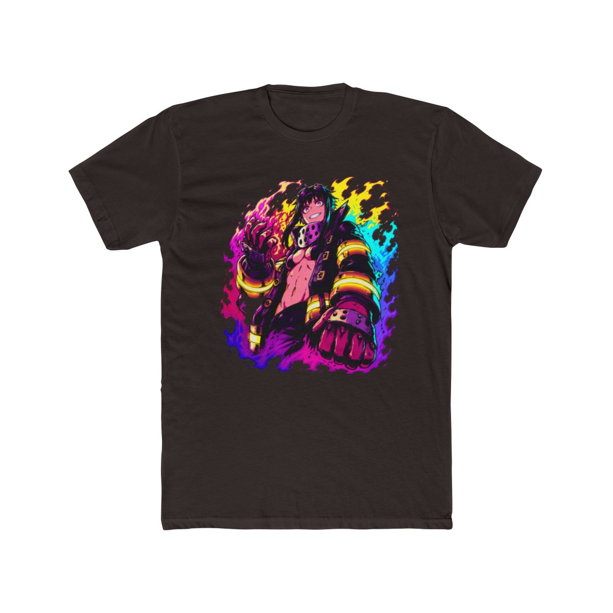 Enhance Fire Force Fan Art Shinra T Shirt - alternate angle 3, merchandise