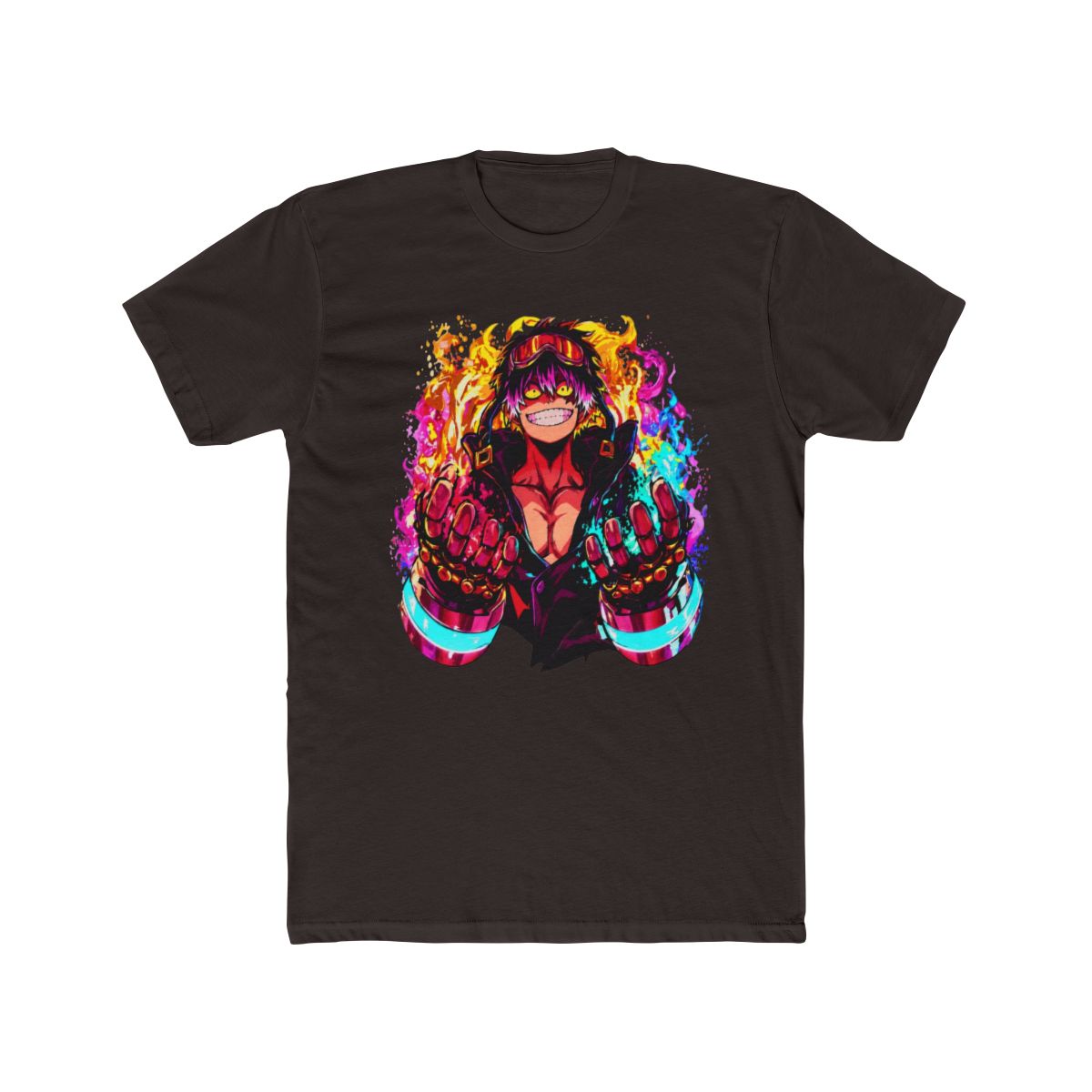 Flaming Shinra Kusakabe Fire Force Art T Shirt - alternate angle 3, merchandise