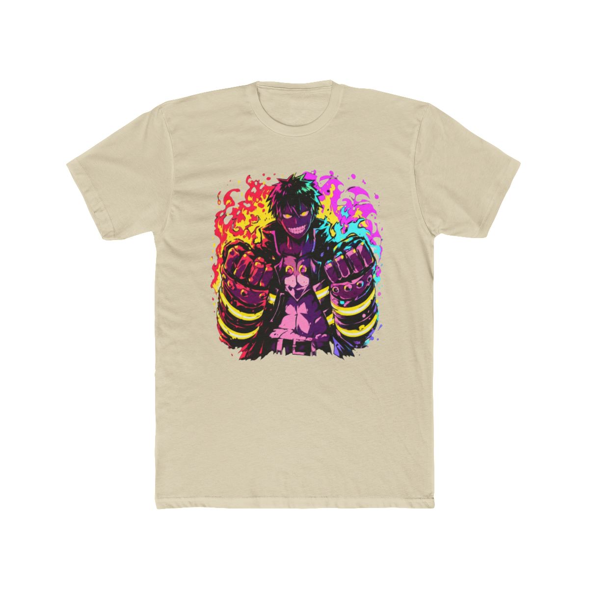 Arsonist Captain Akitaru Obi Fire Force T Shirt - alternate angle 4, merchandise