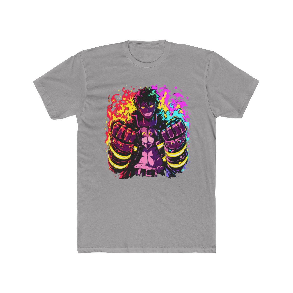 Arsonist Captain Akitaru Obi Fire Force T Shirt - alternate angle 2, merchandise