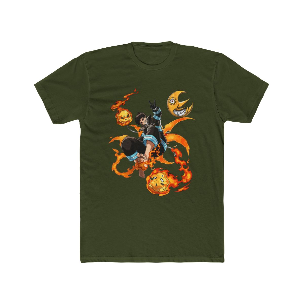 Shinra Kusakabe Shirt, Arthur Boyle Shirt, Fire Force Shirt, Anime Shirt, Vintage T Shirt - Artsholic - Fan Art Merch - alternate angle 5, merchandise