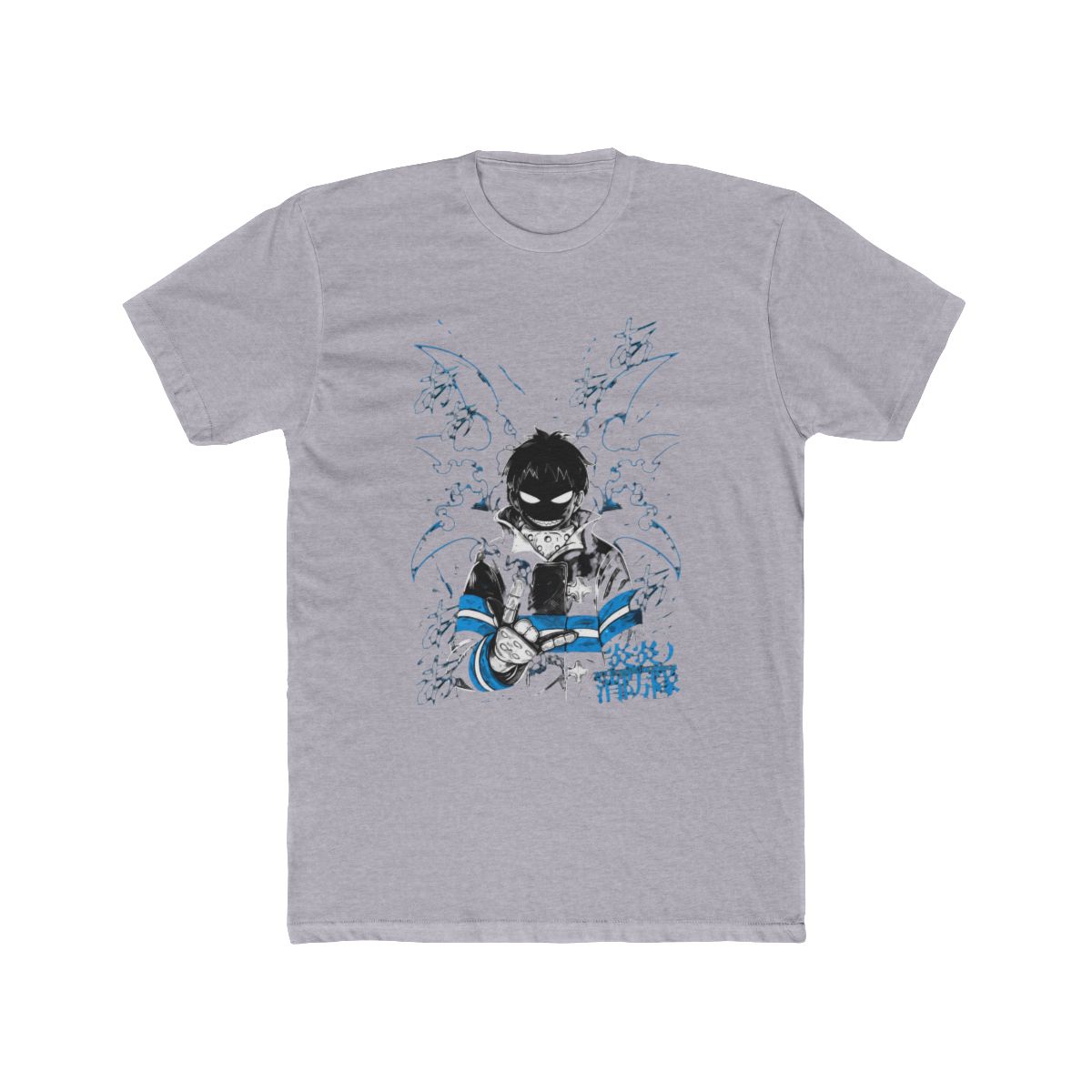 New Anime T Shirt Fire Force Merch Casual Short Sleeved T Shirt Tee