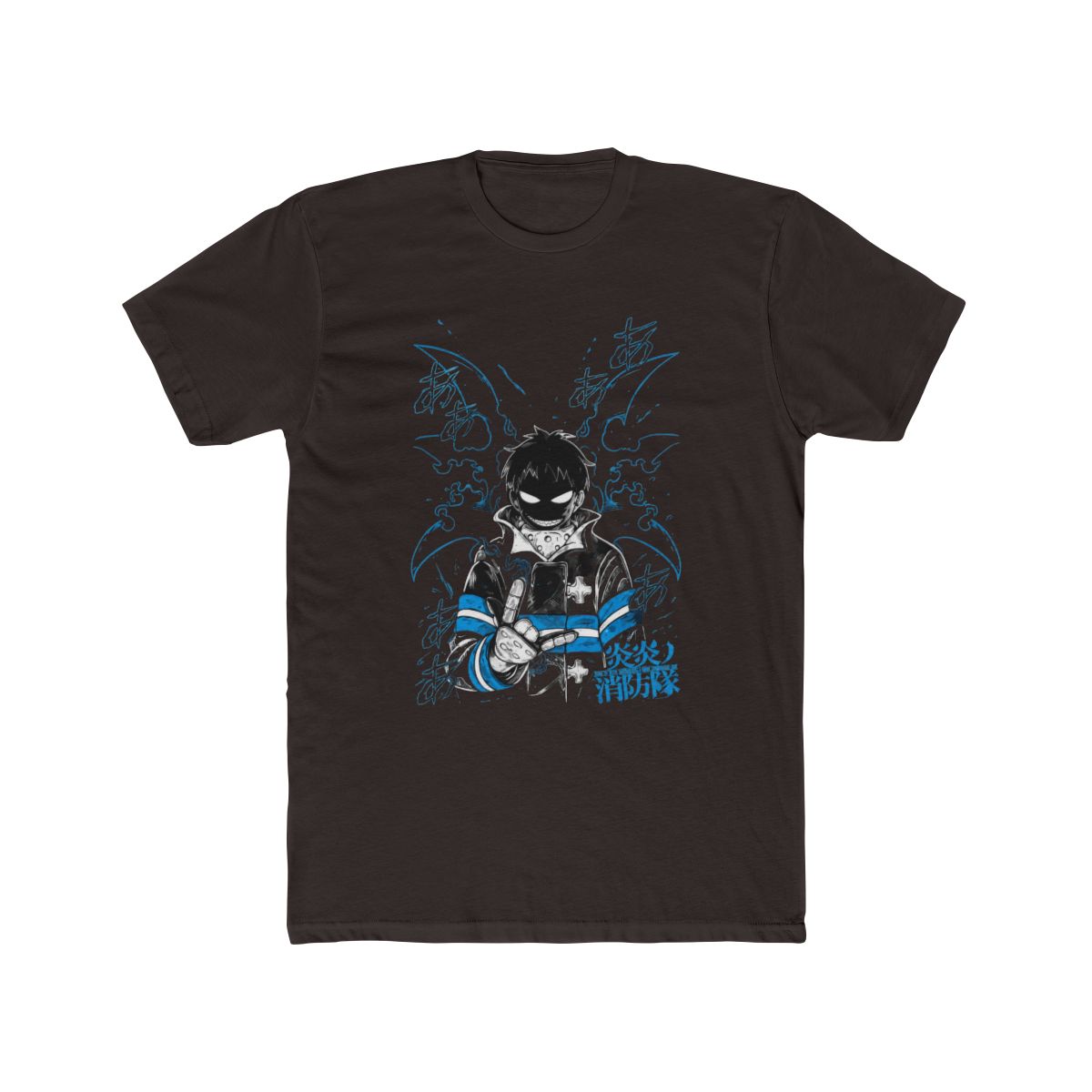New Anime T Shirt Fire Force Merch Casual Short Sleeved T Shirt Tee - alternate angle 2, merchandise