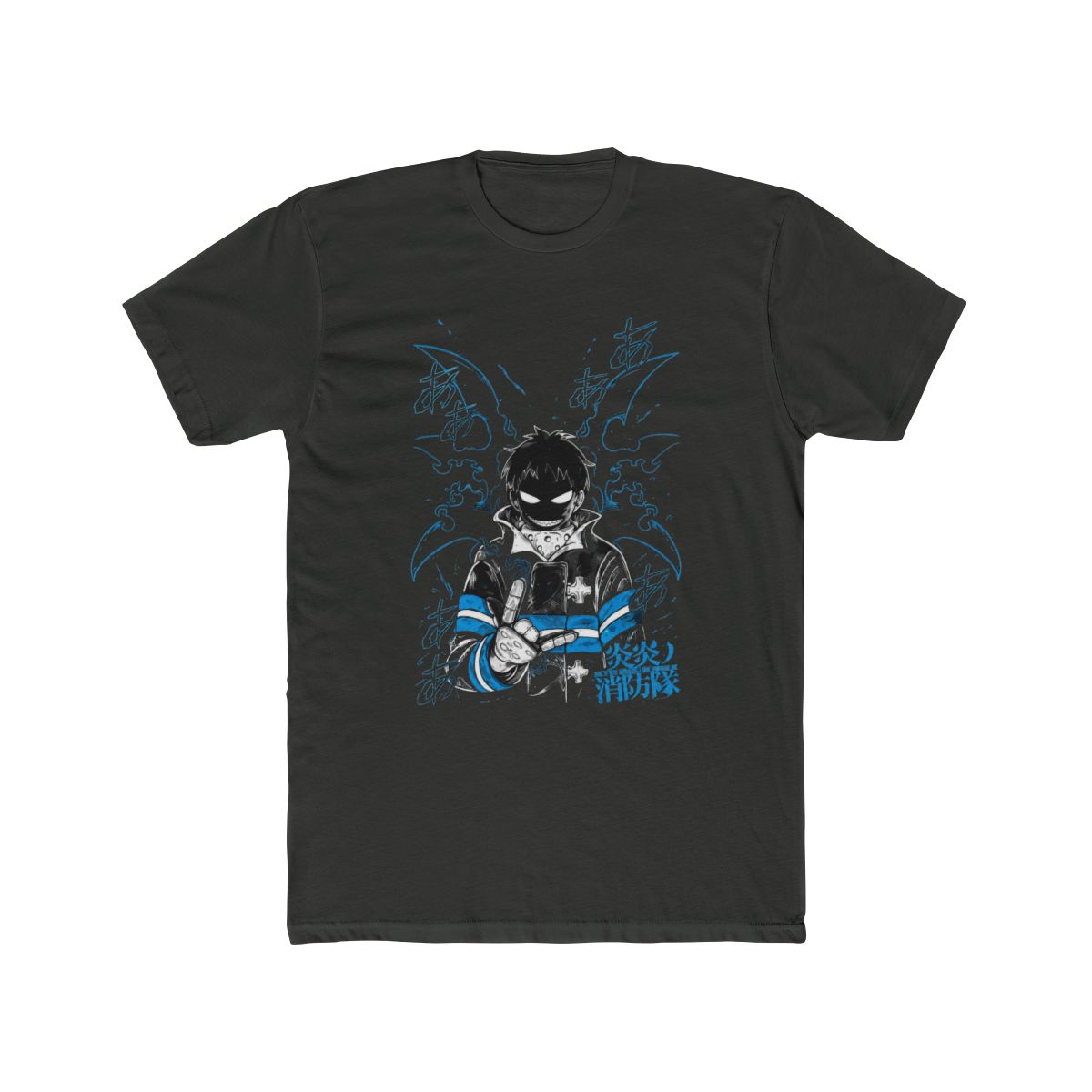 New Anime T Shirt Fire Force Merch Casual Short Sleeved T Shirt Tee - alternate angle 5, merchandise