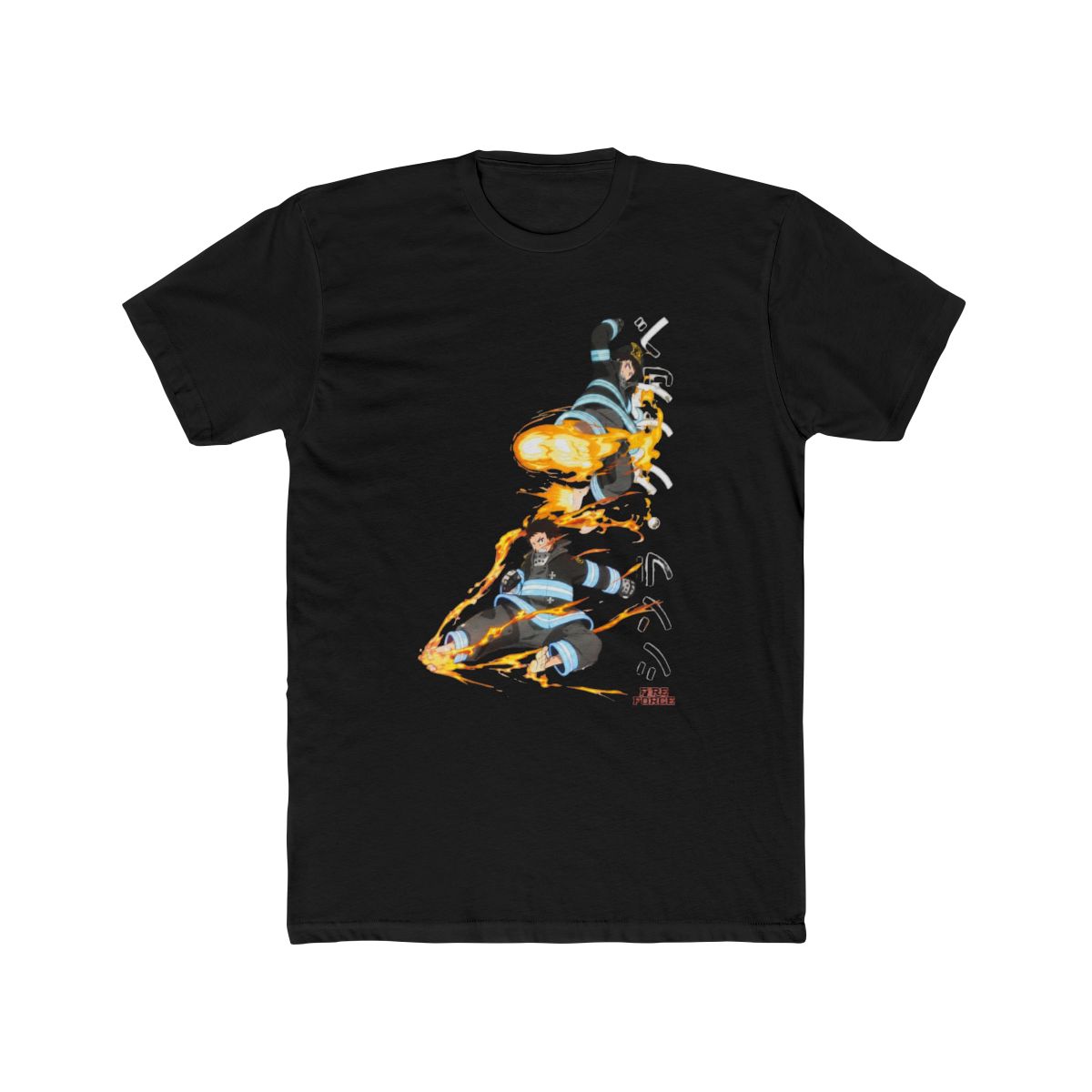 FIRE FORCE - Shinra - Oversize T Shirt Men (M) : ShopForGeek.com: T Shirt Cotton Division Fire Force - alternate angle 3, merchandise