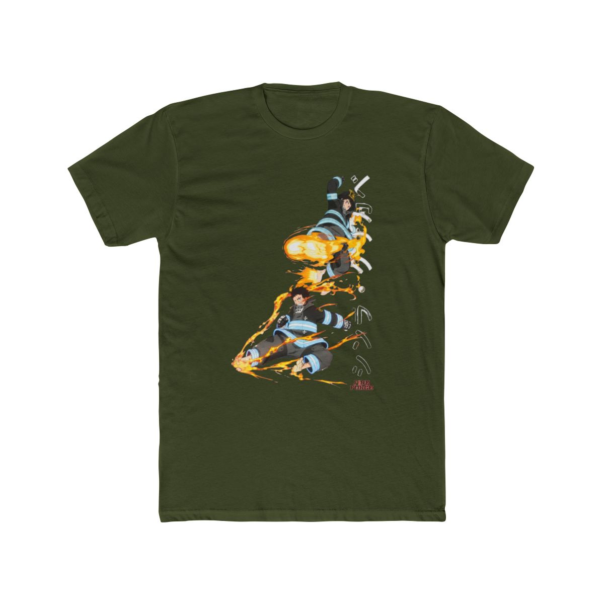 FIRE FORCE - Shinra - Oversize T Shirt Men (M) : ShopForGeek.com: T Shirt Cotton Division Fire Force - alternate angle 5, merchandise
