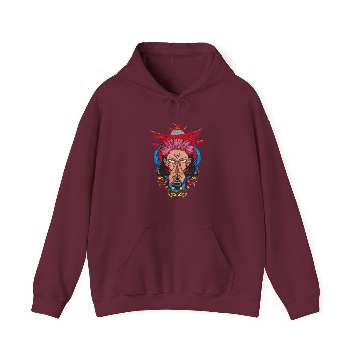 Ryomen Sukuna Hoodie Jujutsu Kaisen Spirit Technique | Fire Force - alternate angle 3, merchandise