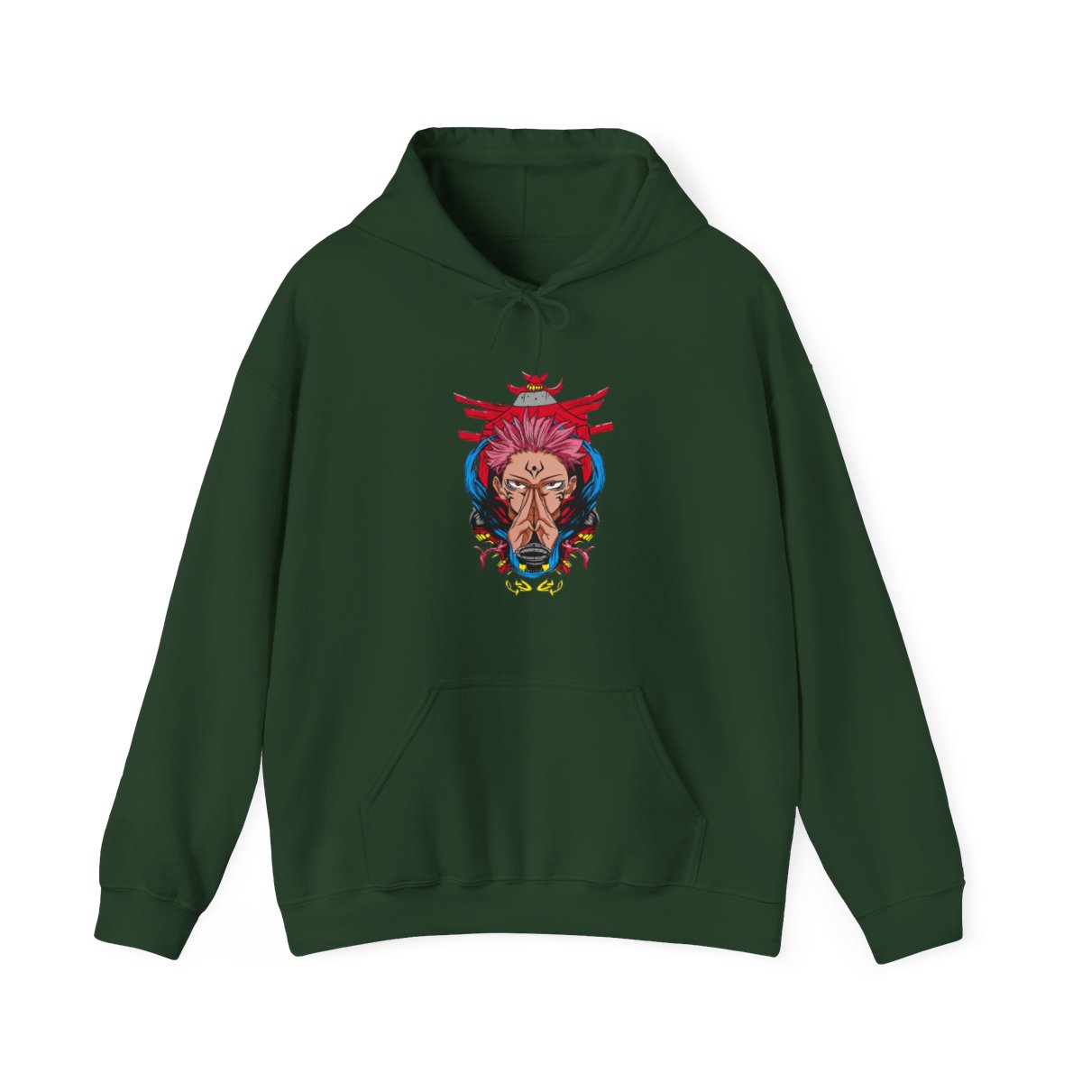 Ryomen Sukuna Hoodie Jujutsu Kaisen Spirit Technique | Fire Force