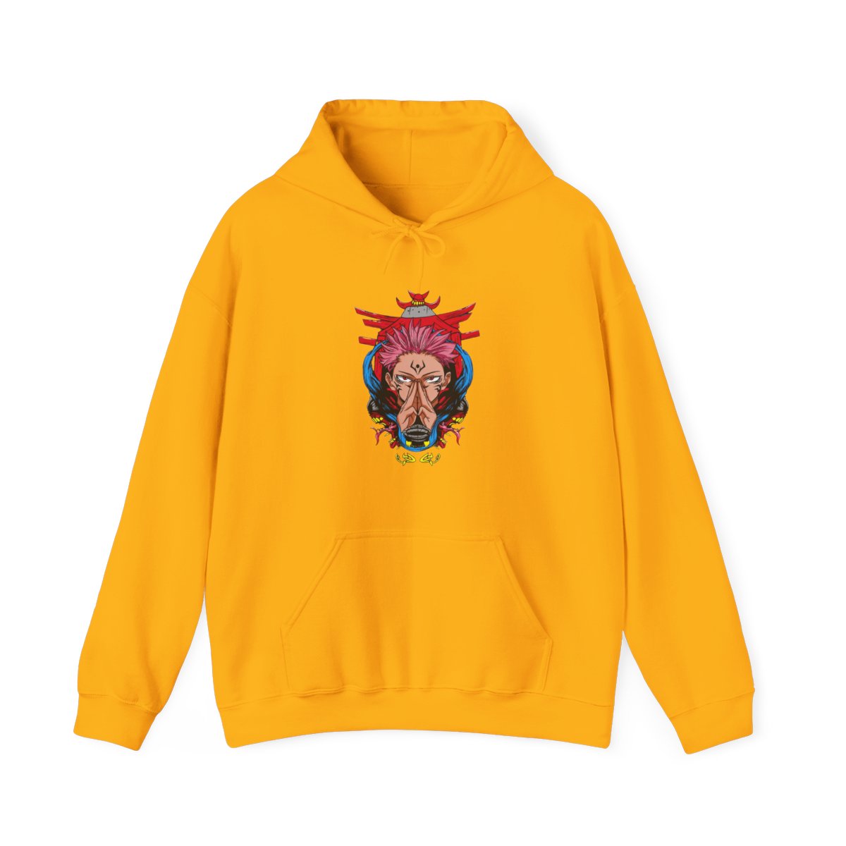 Ryomen Sukuna Hoodie Jujutsu Kaisen Spirit Technique | Fire Force - alternate angle 2, merchandise
