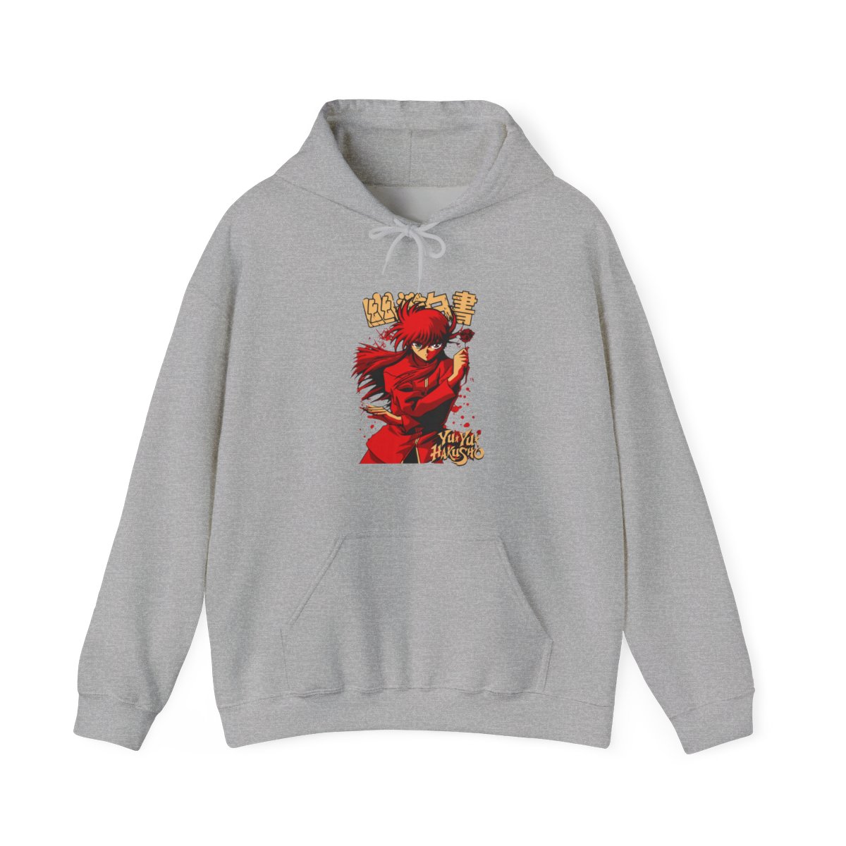 Kurama Hoodie Yu Yu Hakusho Red Battle Stance | Fire Force